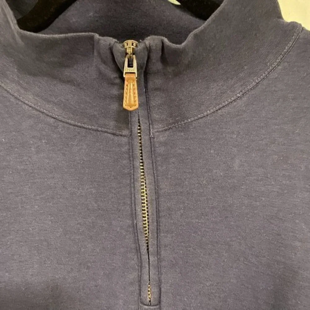 Polo Ralph Lauren Navy Blue 1/4‎ Zip Pullover Men's XL
